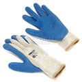 Pip Latex Coated Cotton Gloves, Gray/Blue, Large, 12PK 39-C1300/L